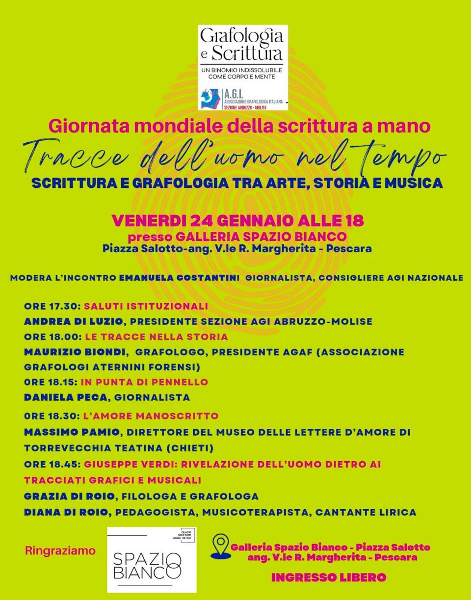 Incontro AGAF presso Spazio Bianco Pescara